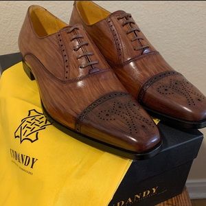 Undandy Mens Oxford Leather Dress Shoe. BRAND NEW